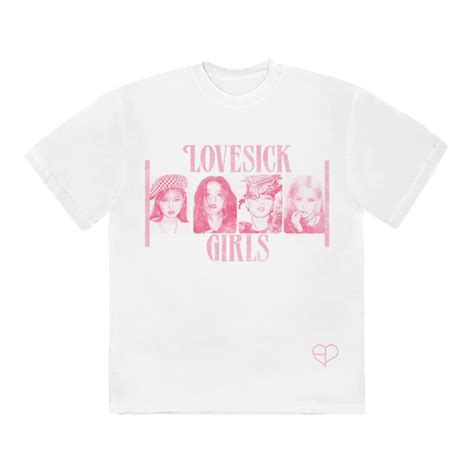 Blackpink T Shirts Blackpink Lovesick Girls Classic White T Shirt