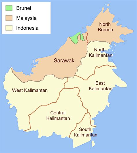 Sarawak Map By Division - Remarkablemymages