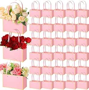 Amazon Skyygemm Pcs Flower Boxes Flower Bags For Bouquets