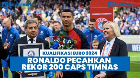 Jadi Pahlawan Portugal Cristiano Ronaldo Tembus 200 Caps Timnas