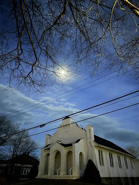 Moonlight church Photograph by Duygu Dogan - Fine Art America