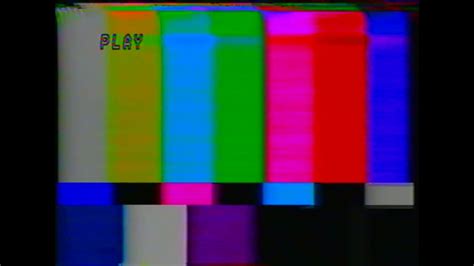 Vintage Vhs Color Bars Free Vhs Stock Footage Youtube