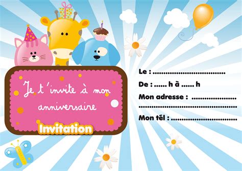 Invitations Anniversaires Page 2