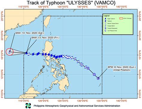 Ulysses exits PAR, intensifies into typhoon anew | Inquirer News