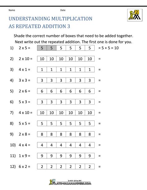 Multiply By Worksheet Free Printable