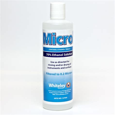 Microl Ethanol Solution 70 500ml Sss Australia Sss Australia