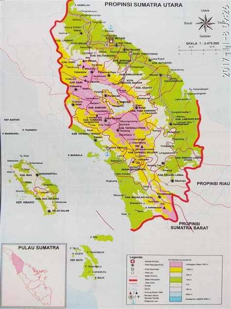 Letak Geografis Provinsi Sumatra Utara Web Sejarah