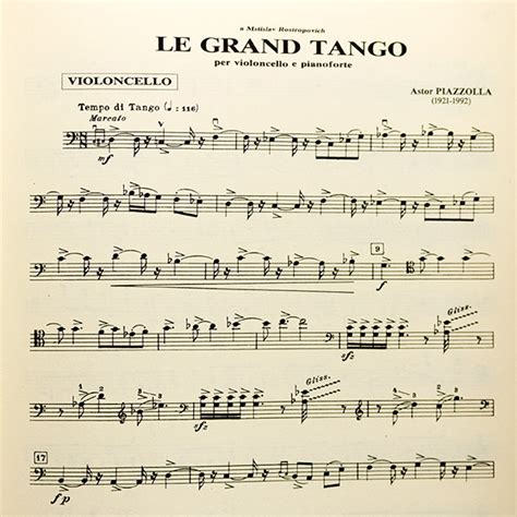 Cellowinkel Nl Le Grand Tango Astor Piazzolla Cello En Piano