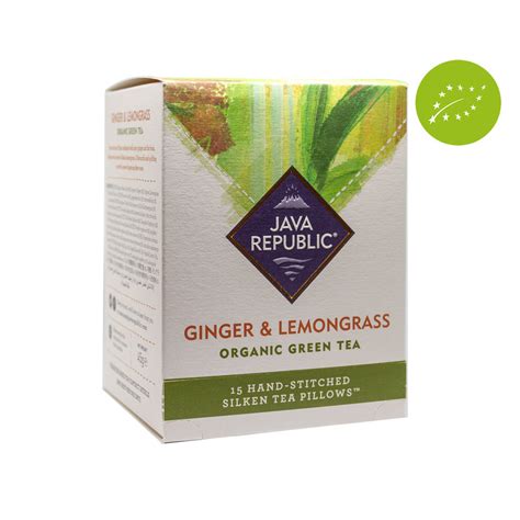 Ginger And Lemongrass Organic Green Tea