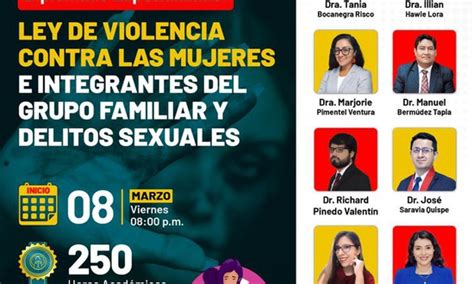 Diplomado Especializado Ley De Violencia Contra Las Mujeres E