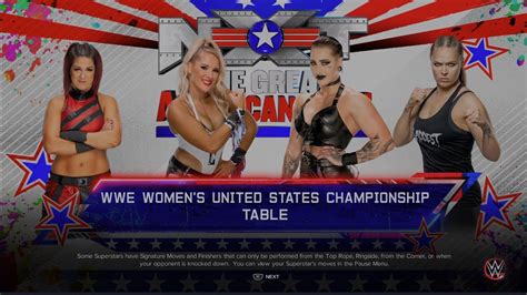 WWE 2K23 Women S Fatal 4 Way Elimination Table Championship Match