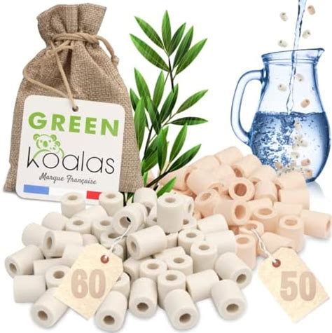 GREEN KOALAS 50 PERLES De CERAMIQUE EM Roses Naturelles Pour Purifier