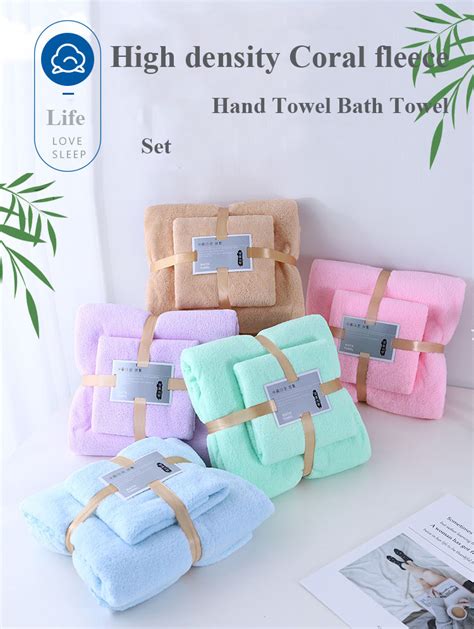 Microfiber Towel Set Luxury Set Household Hotel Spa High Quality Bath