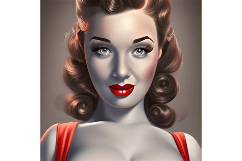 Pin Up 2 Graphic By L M Dunn · Creative Fabrica