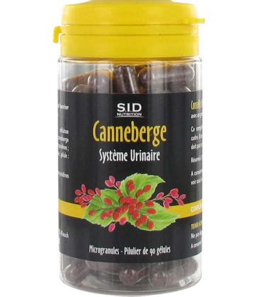 S I D Nutrition Système Urinaire Canneberge 90 Gélules Pas Cher