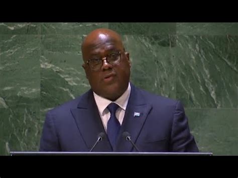 Pr Felix Tshisekedi Tres Ferme Face A Kagame M Monusco Discours