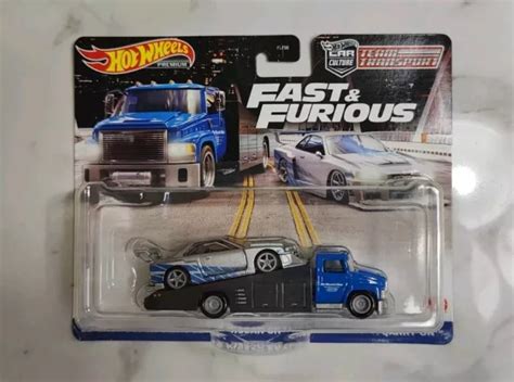 HOT WHEELS FAST Furious Team Transport Nissan Skyline GTR R34 Silver 1 64 72 99 PicClick UK