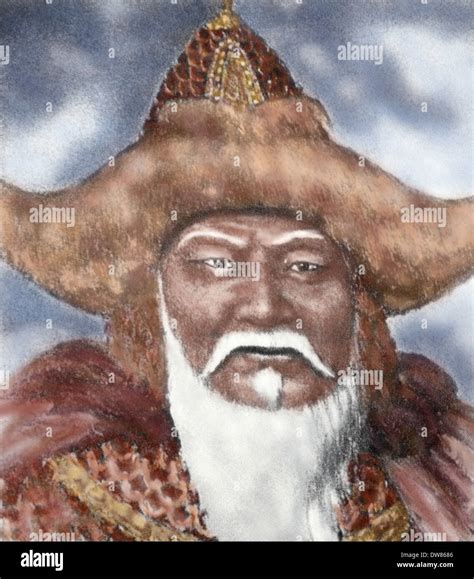 Genghis Khan Portrait Hi Res Stock Photography And Images Alamy