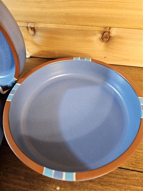 Dansk Pasta Soup Bowls Mesa Sky Blue Coupe Portugal Set Of Ebay