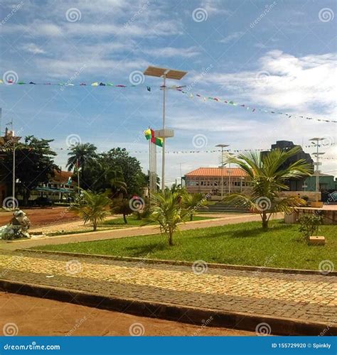 Street View In Guinea Bissau Town Stock Photo Image Of Africa View