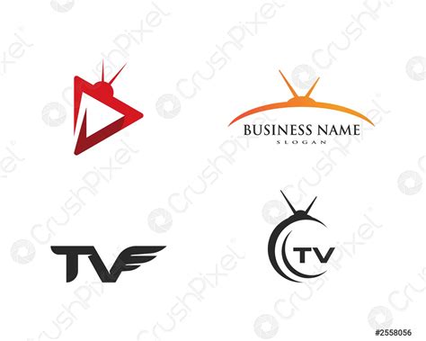 TV logo design - stock vector 2558056 | Crushpixel