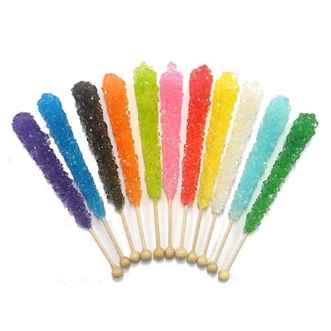 Bulk Rock Candy Crystal Sticks - All City Candy