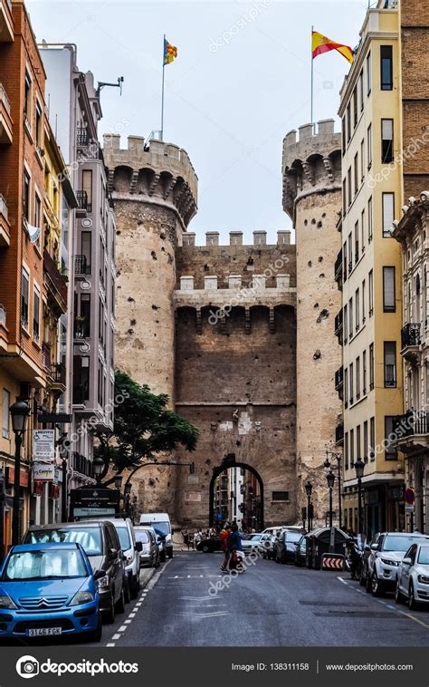 HDR Torres De Quart Meaning Quart Towers In Valencia Stock