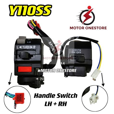 Yamaha Y Ss Left Right Handle Switch Set Kiri Kanan Lh Rh Y Ss