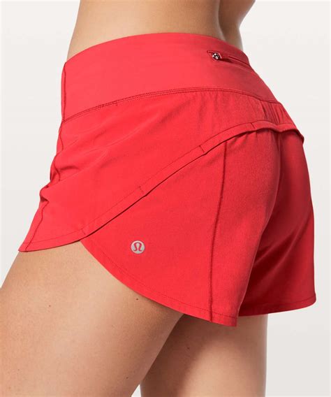 Lululemon Speed Up Short Long 4 Vivid Flame Lulu Fanatics