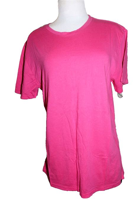 Meundies Ladies Modal Cotton Pink Tee Shirt Size Medium Ebay