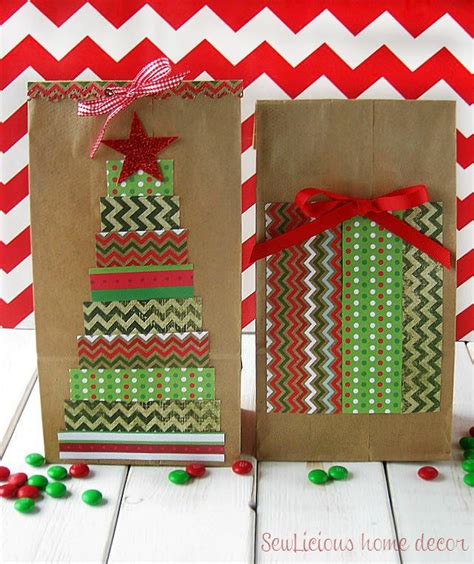 Christmas Tree Paper Gift Bags | FaveCrafts.com