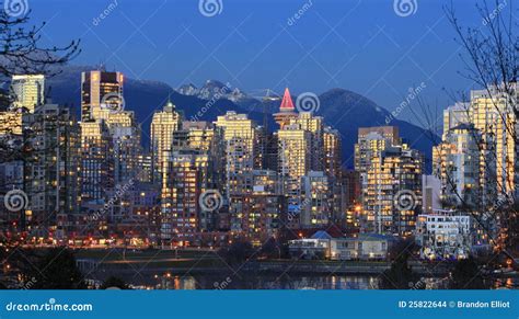 Vancouver Yaletown Skyline stock photo. Image of creek - 25822644