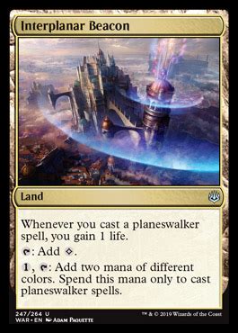 Interplanar Beacon War Of The Spark Visual Spoiler