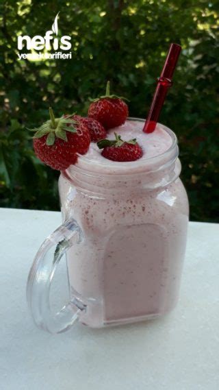 Ilekli Milkshake Ev Yap M Nefis Yemek Tarifleri