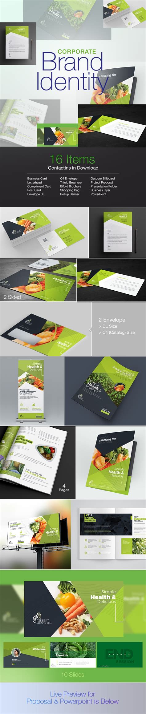 Freepiker Vegetable Farm Business Branding Identity Mega Pack