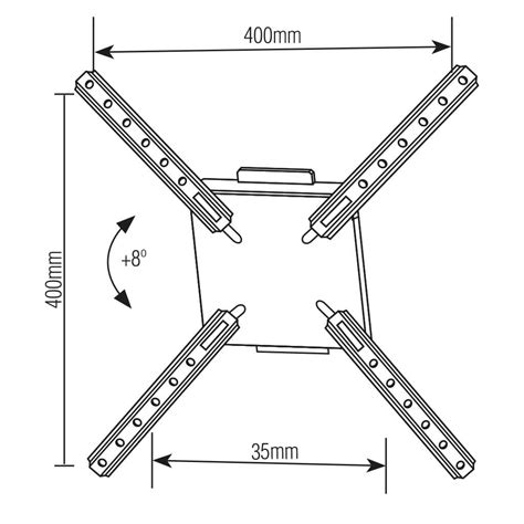 Suporte Tv Inclinavel Lcd 10 A 55 Sbrp110