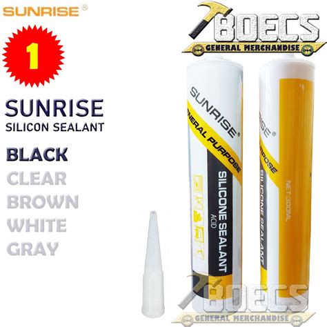 Sunrise Silicon Sealant High Quality Ml Pc Shopee Philippines