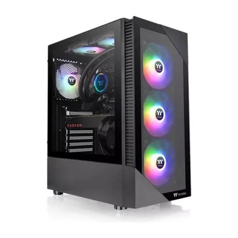 Chasis Thermaltake View 200 Black Vidrio Templado 3 Fan Rg Color