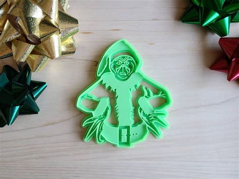 Grinch Cookie Cutter Etsy