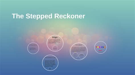 The Stepped Reckoner by Nathan Alexander