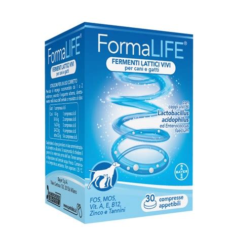 Formalife Fermenti Lattici Per Cani E Gatti 30 Compresse Farmacie Ravenna