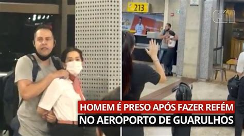 Homem Preso Ap S Fazer Ref M No Aeroporto De Guarulhos S O Paulo G