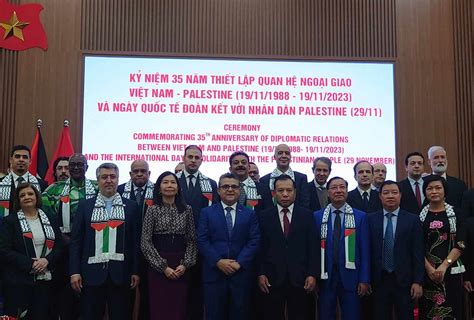 Kỷ Niệm Ngày Quốc Tế đoàn Kết Với Nhân Dân Palestine Tại Hà Nội