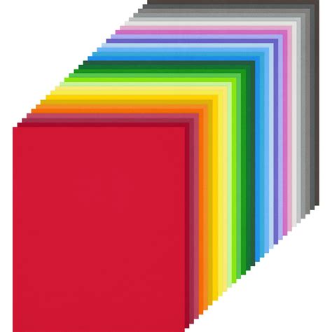 MCPINKY 100 Sheets Colored AIF4 Cardstock Includes 40 Sheets Paper And