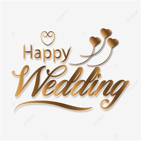 Happy Wedding Lettering Vector Hd Png Images Happy Wedding Handdraw