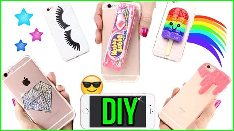 5 Diy Phone Cases How To Make Slime Edible Bubblegum Kawaii Holo