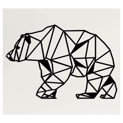 Metal Bear Sculpture Mancavia