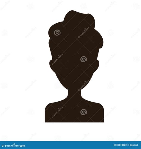 Man Portrait Icon Image Stock Vector Illustration Of Male 81874822