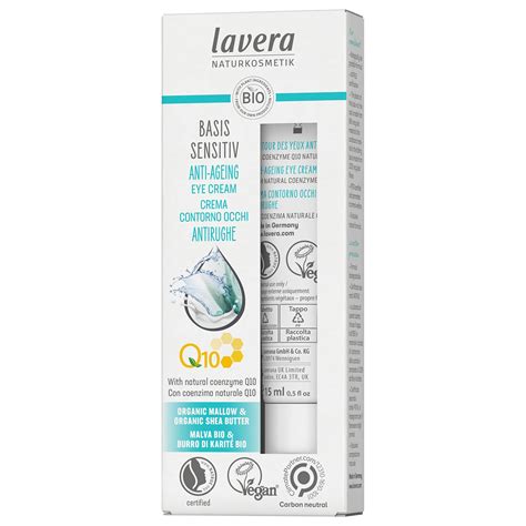 Lavera Basis Sensitiv Anti Ageing Eye Cream Q10 15 Ml Jordklok Se