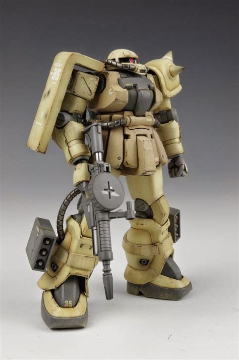 HGUC 1 144 Zaku II F2 Painted Build Gundam Kits Collection News And